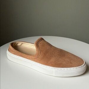 Jenni Kayne Suede Slider Sneaker Mule slip-on,round toe, rubber sole EU 38